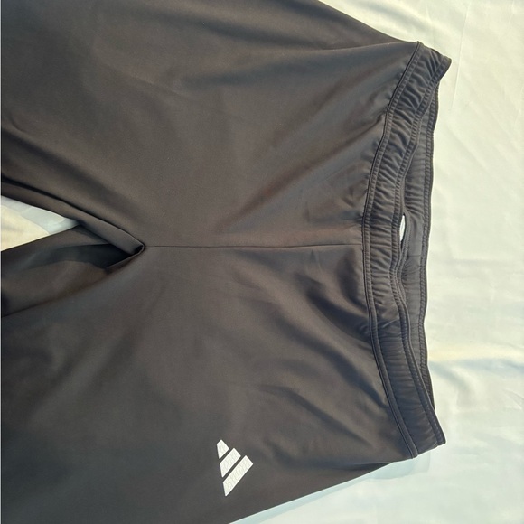 Adidas Black and White Leggings with Iconic Stripes - Picture 3 of 5